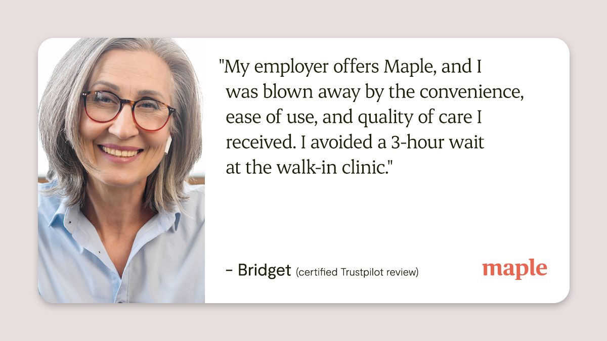 Offering your team timely access to care can reduce avoidable absences, increase employee productivity and engagement, and make your workplace happier and healthier. Reach out today to learn about our comprehensive #employeewellness package: getmaple.ca/business