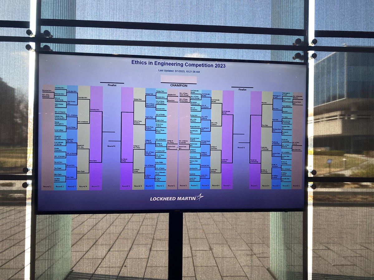 MeganKLevis's tweet image. Mary Grace and Cole make the elite eight at @LockheedMartin ethics case completion. Go Irish!    @NDengineering #EngineeringEthics