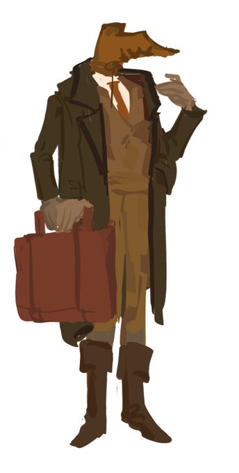 「briefcase gloves」 illustration images(Latest)