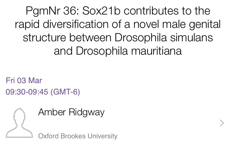 #Dros23 Excited to be in Chicago (jet lag aside), and even more excited to hear about the latest research within the fly community! Also - will be giving a talk Friday morning at the Evolution II session, be ready for male genitalia galore. See you all soon!