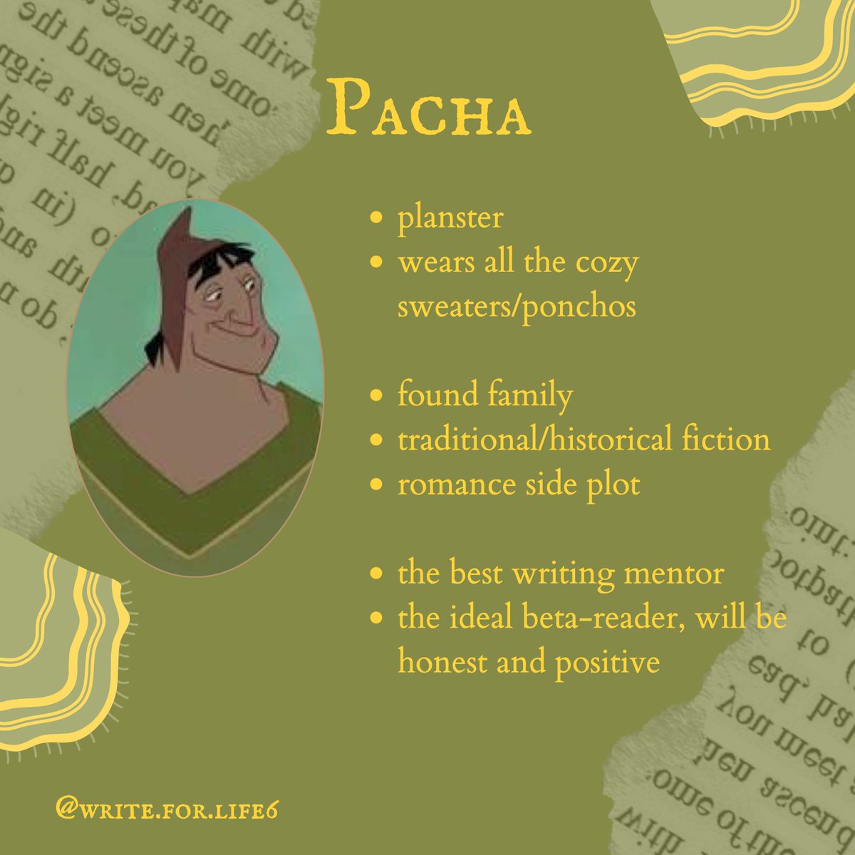 WriteforLife6's tweet image. Writers as characters from The Emperor&apos;s New Groove:
 Who do you relate to most? 🦙

-R
#writingcommunity #writerfun #amwriting