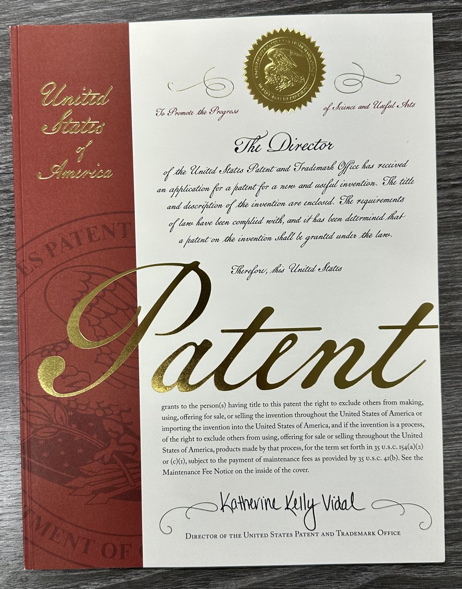 It's Official! We now own the rights to Patent No. 11,505,047: Tarp Deploying Device with Quick-Release Arm.
 #ElectricTarpSystem #Tarps #TrailerCovers #GrainTrailers #bellydump #sidedumptrailer #enddump #OnsiteServices #FarmInstalls #trucking #madeintheusa #patent #patented