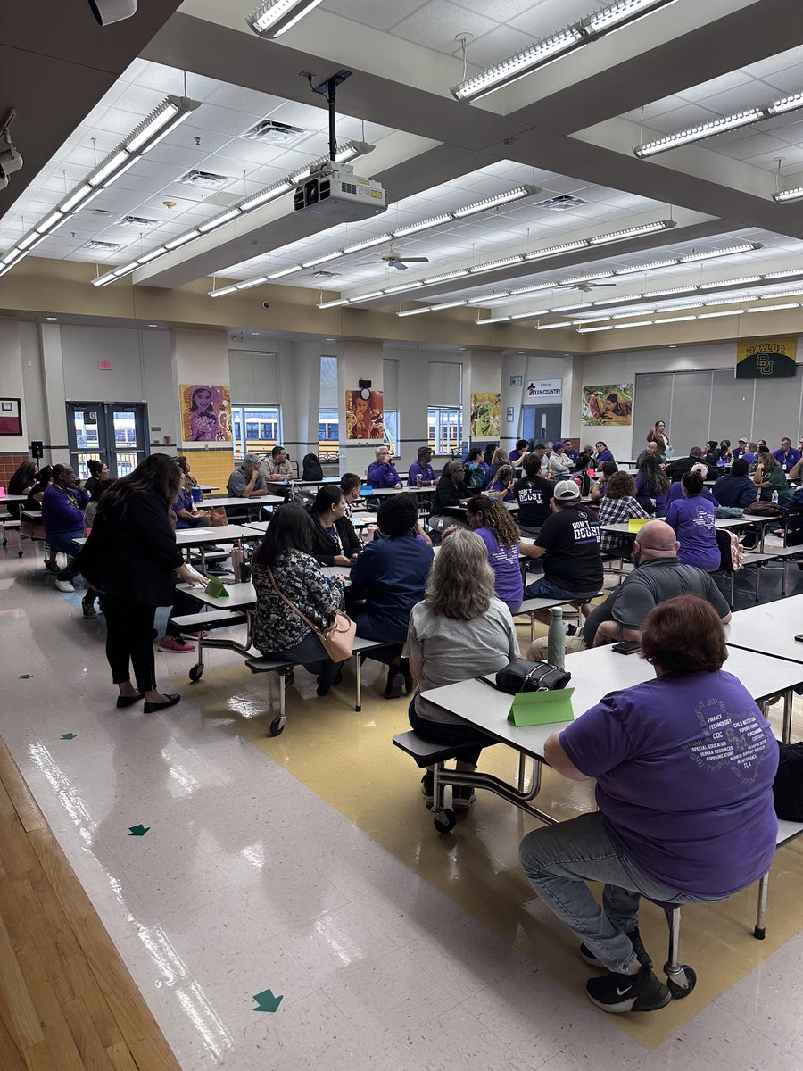 All staff meeting today at <a href="/Travis_SMCISD/">Travis Elementary</a> today. Thank you for letting us use your facility!