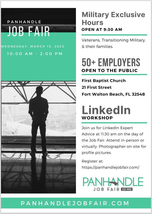 Panhandle job fair is 2 weeks away. do not miss it