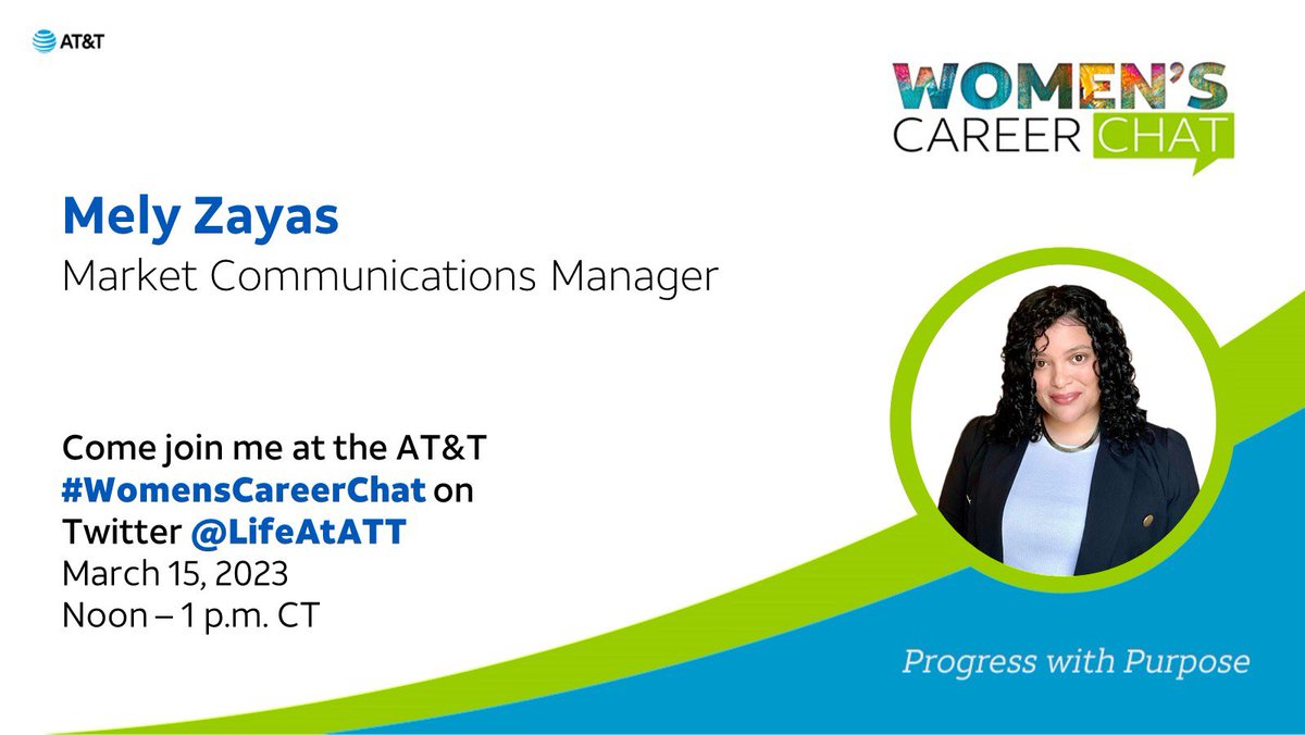 Mely Guerrier, MBA (@melyzayas) on Twitter photo I am so excited to be a part of this years #WomensCareerChat! Join me and some of our amazing leadHERs on 3/15/23 as we drop some gems!
Follow <a href="/LifeAtATT/">Life at AT&T</a> & <a href="/WeAreTheGulf/">Gulf States</a>! #WeAreTheGulf I am so excited to be a part of this years #WomensCareerChat! Join me and some of our amazing leadHERs on 3/15/23 as we drop some gems!
Follow <a href="/LifeAtATT/">Life at AT&T</a> & <a href="/WeAreTheGulf/">Gulf States</a>! #WeAreTheGulf
