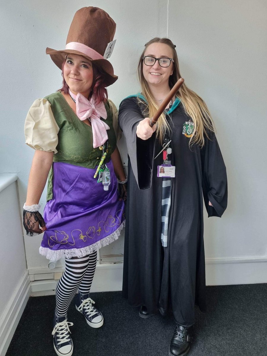 Just a wizard and a mad hatter practicing some spells
#books #libertytraining #LibertyCollege #WorldBookDay