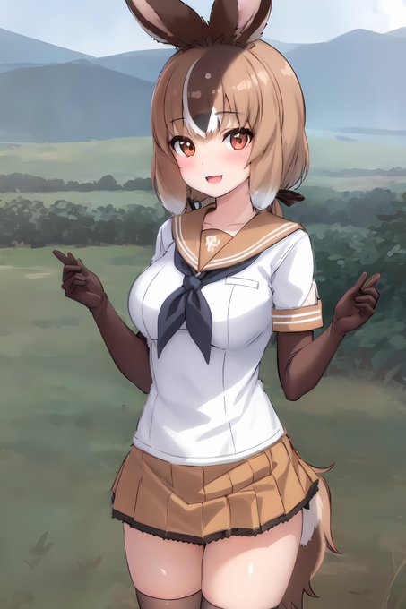 AI描きプログラムでニホンノウサギを作ってみました🐇⛰

#けものフレンズ
#stablediffusion 
#AIイラスト 