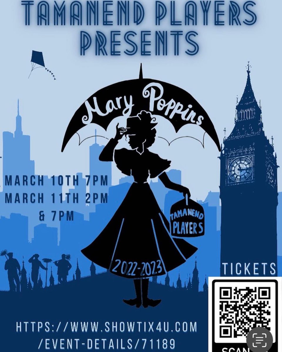 Tamanend Players on X: This tiny Mary Poppins stole some hearts when she  came to see OUR Mary Poppins lead our show w/ talent & intelligence…a  “practically perfect” performance. Kudos to our