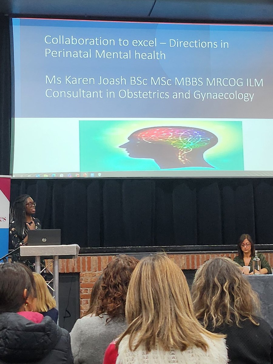 Learning so much this afternoon hearing about the research taking place in maternal health. #breakingbarriers #amplifyingmaternalvoices @mentalhealth