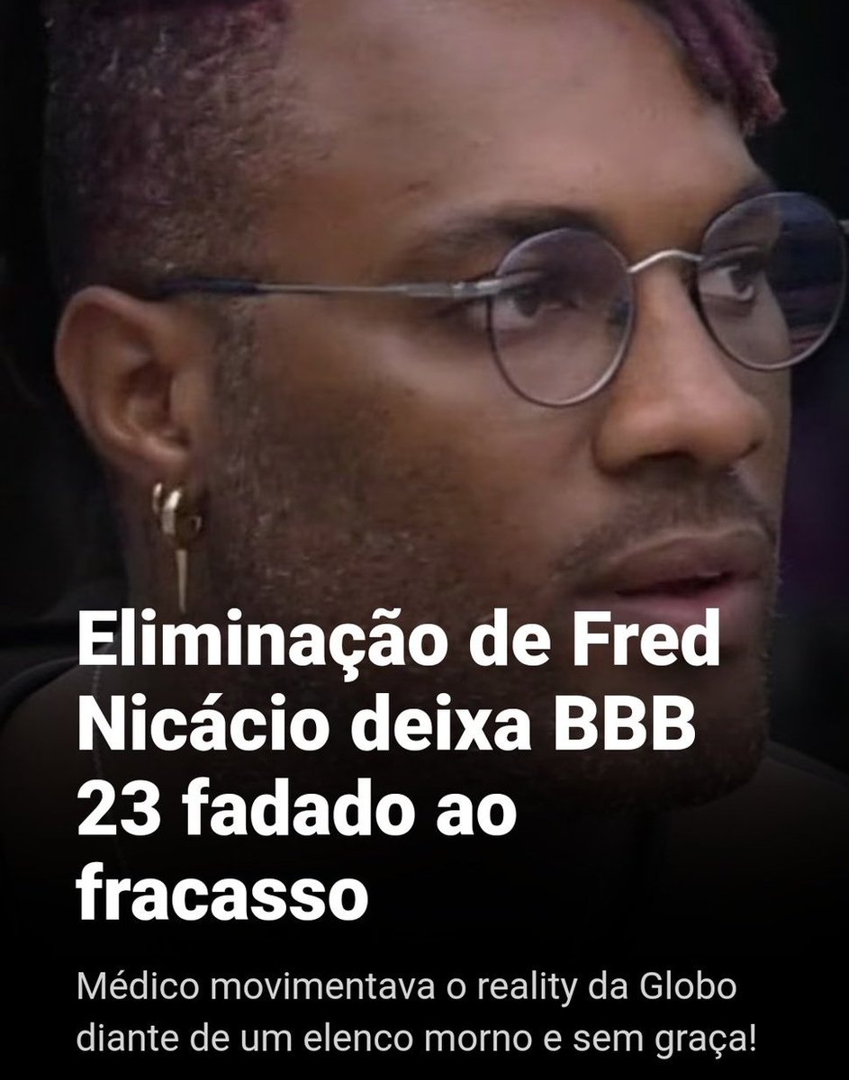 Wendel2Soares's tweet photo. Quem Concorda Que o Dr. Fred Nicacio Além De Ser o Protagonista Da Edição 23 Movimentava a Casa Com Um Elenco Morno e Sem Graça, Curte, Compartilha e Deixa Seu Comentário.

#FredNicácio 🤴🏾 #BBB23 https://t.co/t8avl3HKFg