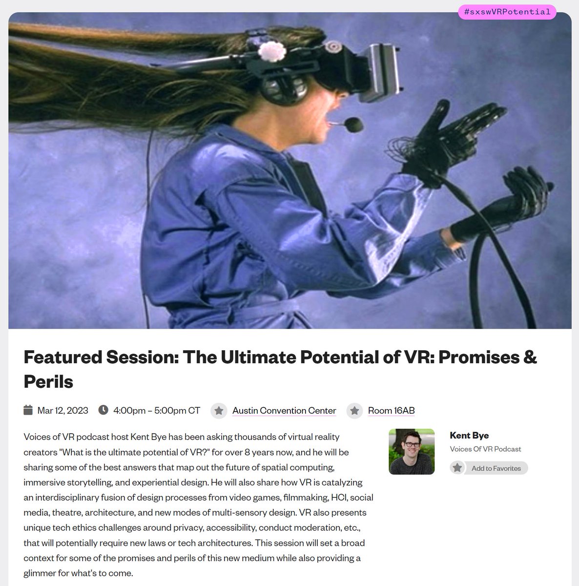 Kent Bye (Voices of VR) tweet media