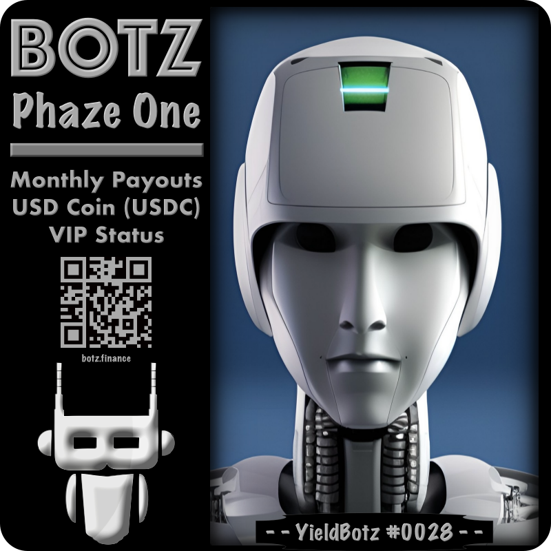 BotzFinance's tweet photo. PAYDAY! A record payout today (3/1/23) for BOTZ NFT holders. Get paid on the first of every month just for holding one of our NFTs... #BOTZ #YieldBotz https://t.co/OSf1eYaOcq
