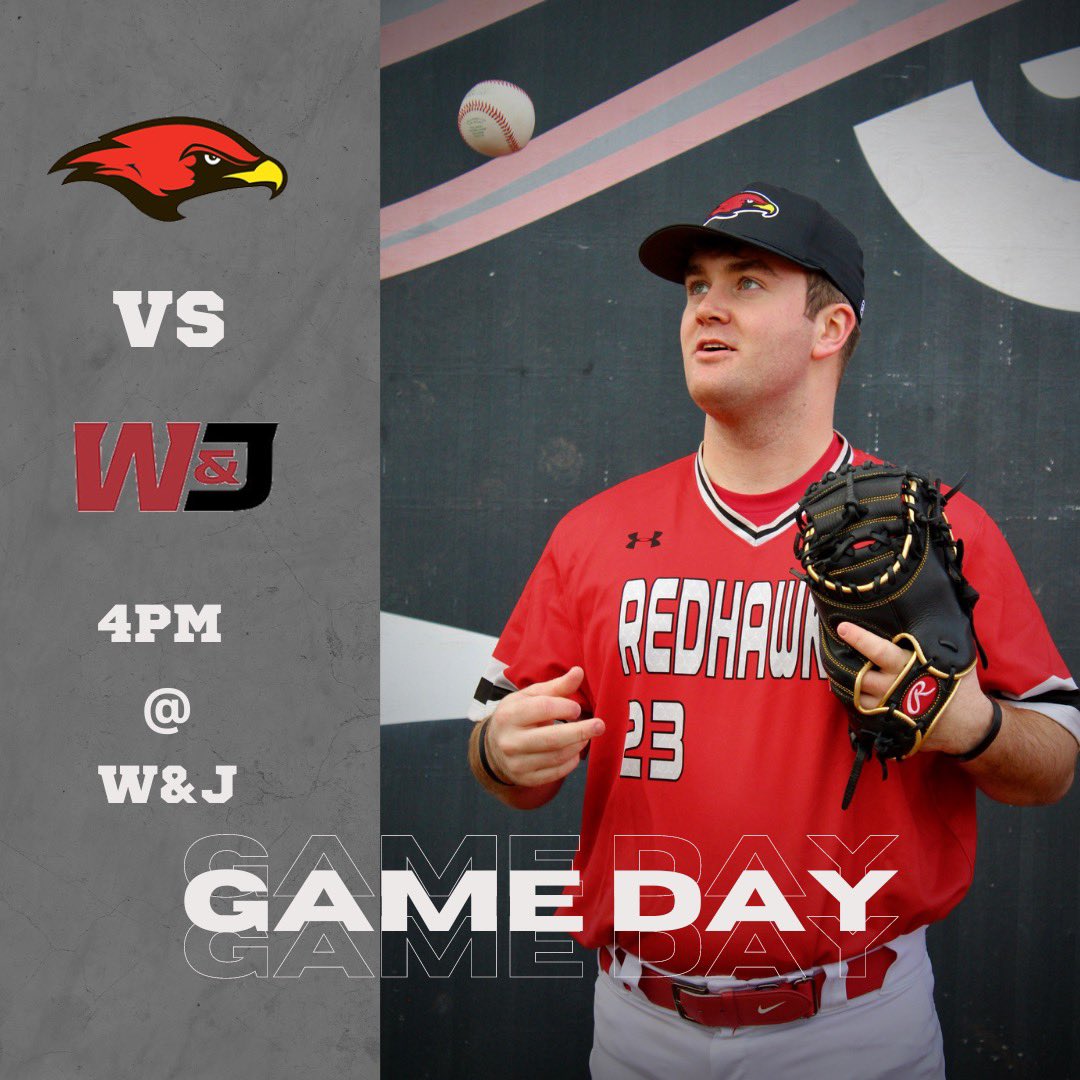 LaRocheBaseball's tweet photo. Today is gameday!!

La Roche is taking on Washington &amp; Jefferson today at 4pm. 
This will be their last game before heading to Myrtle Beach, South Carolina for spring training. #gameday https://t.co/wsUxNDyYEq