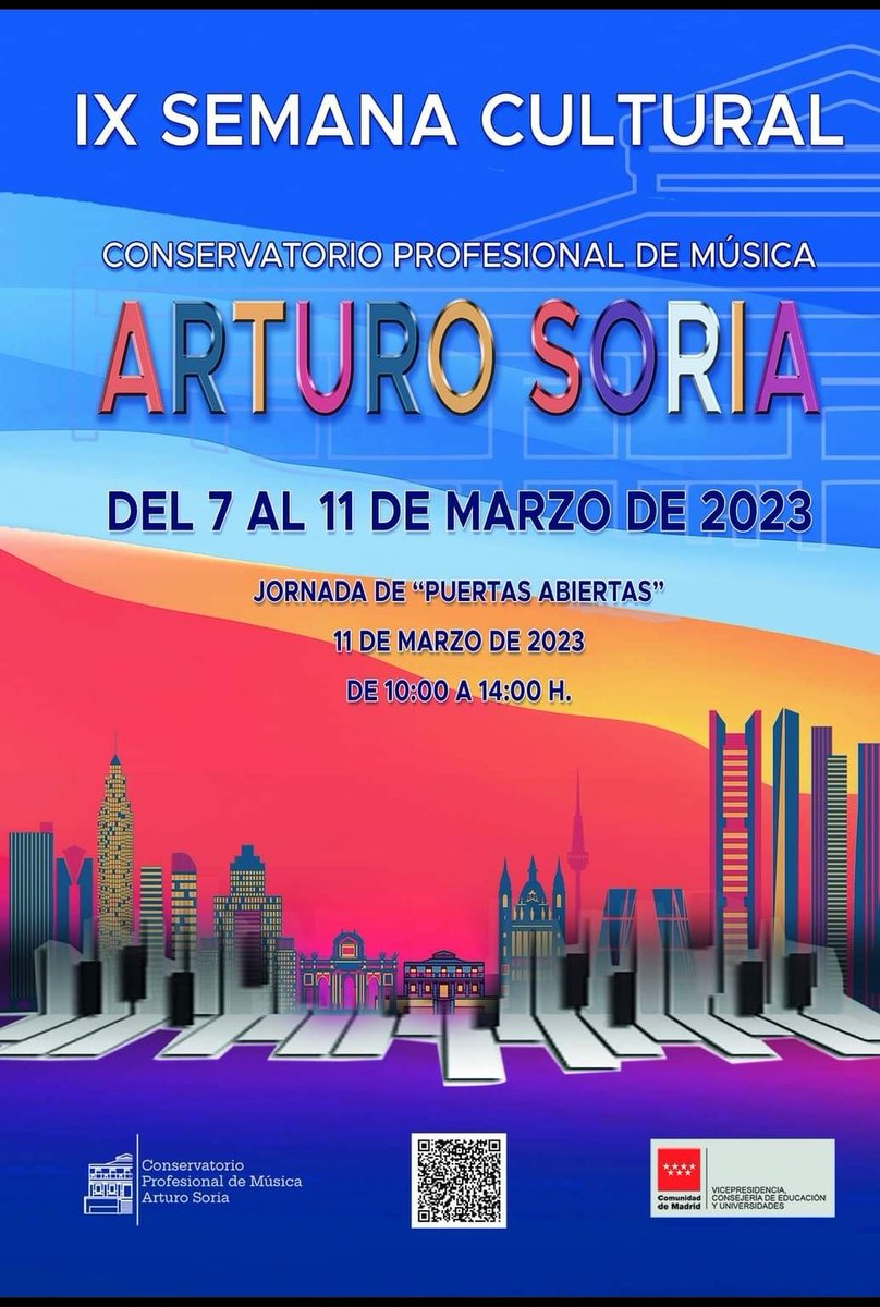 CPM_ArturoSoria's tweet photo. Ya está disponible el cartel y el programa de nuestra IX Semana Cultural. Tenemos actividades para todos los gustos que muestran la extraordinaria #diversidad y #excelencia de nuestro centro https://t.co/PyIPDzZ2nb