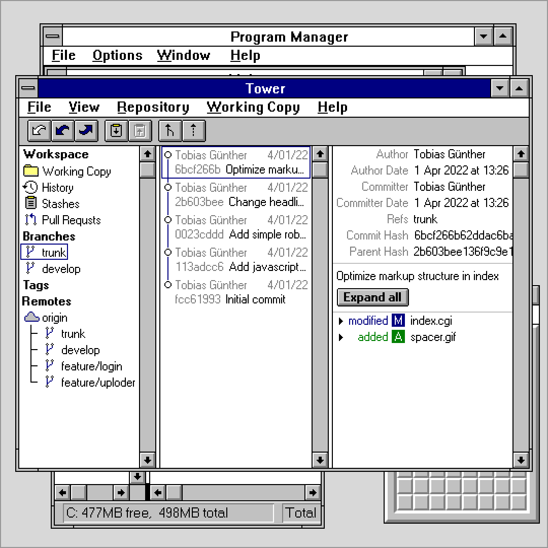Tower for Windows 3.1