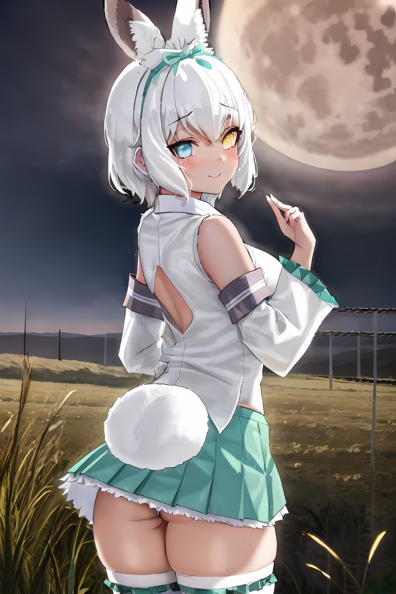 AI描きプログラムでツクヨミノシンシを作ってみました🐇🌕

#けものフレンズ
#stablediffusion 
#AIイラスト 