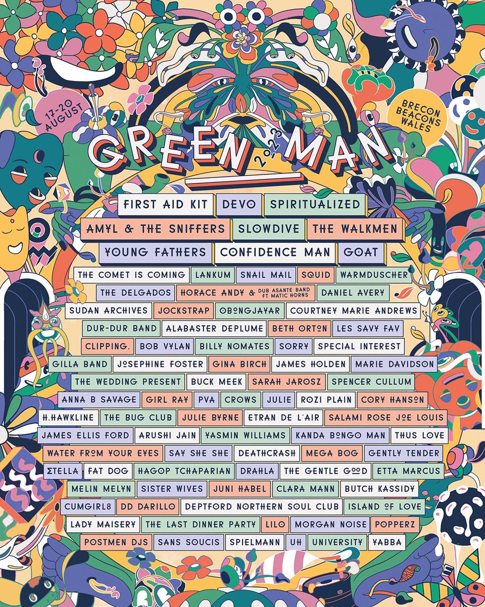 Brecon Beacons, Wales <a href="/GreenManFest/">Green Man</a> August 2023