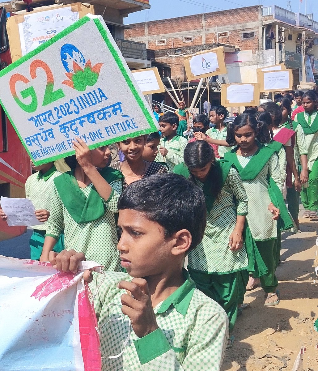 nippondash's tweet photo. Yesterday on the occasion of National Science Day, @C20EG Ambassador Alok Choudhury conducted a rally in Ranka Jharkhand to create awareness about Science, India @g20org Presidency and @C20EG initiatives which got featured in prominent media as well. https://t.co/5svsuT5yGs