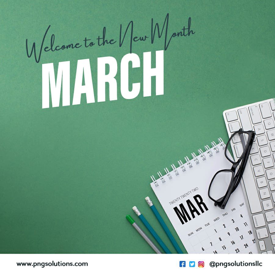 pngsolutionsllc's tweet image. Happy New Month!!!😄

#March #pngsolutions #health #healthcare #healthcareprofessionals #healthcareprofessional #rn #nurse #nursing #healthcareprofessional