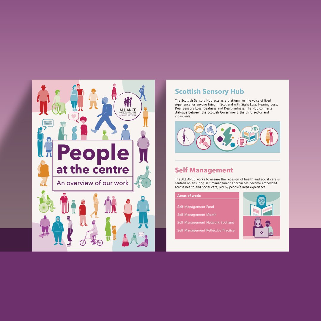 Check out the latest Alliance - People at the Centre Leaflet, designed by the team at Adworks. ⬇️