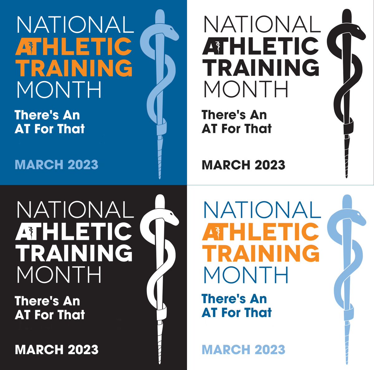 Happy National Athletic Training Month! Visit the NATM page on the NATA website for resources to help you promote the profession throughout March. #NATM2023 #TheresanATforthat #AT4me nata.org/advocacy/publi…