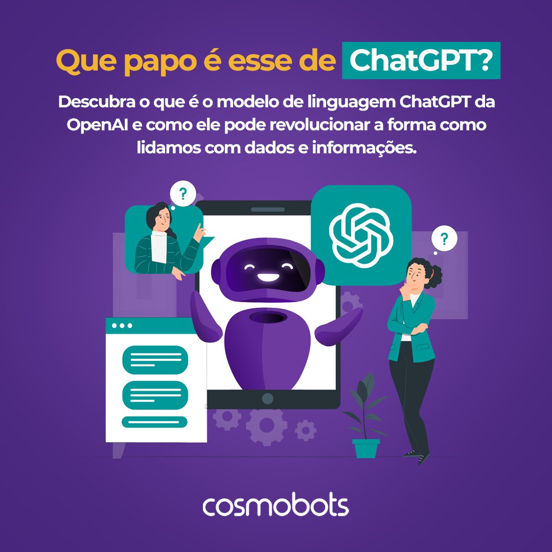 cosmo_bots's tweet image. Acesse: hubs.la/Q01DNL640

#chatgpt #chatbot #ia #inteligenciaartificial #tech