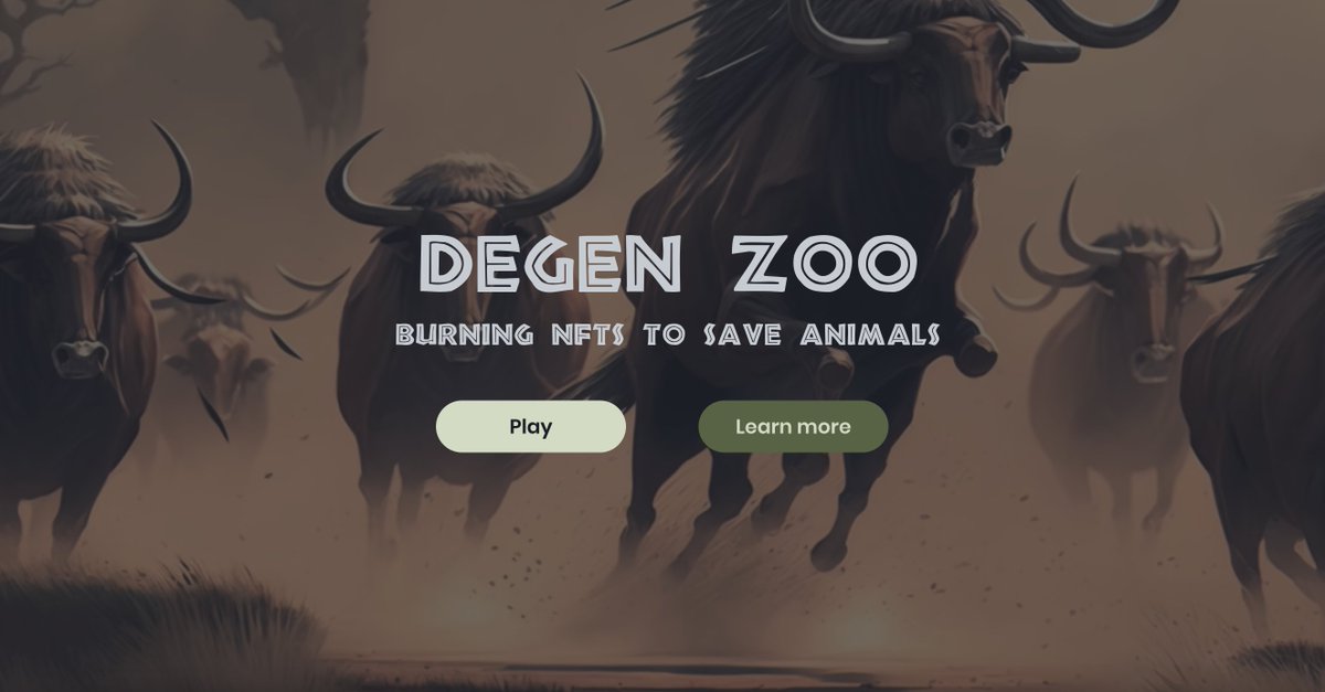 AI Zoo - AI generated NFT games on Solana & BSC tweet media