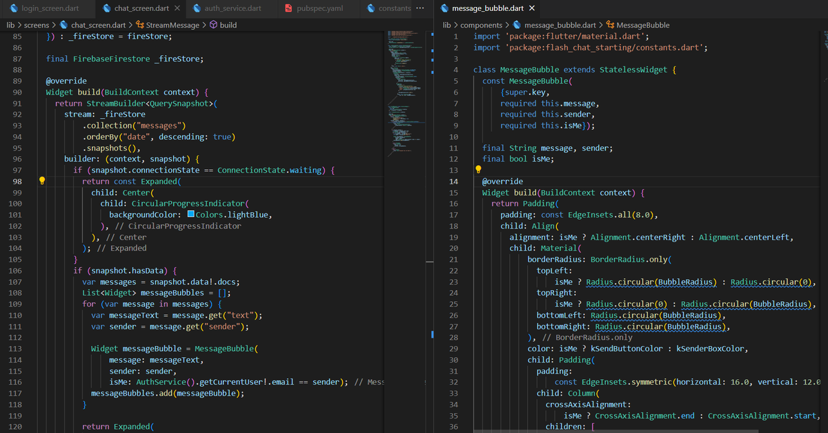 sodabehsherzad's tweet photo. In #Flutter class, we successfully completed the #flash_chat app & learned a lot;
We covered topics such as #reactive programming with #StreamBuilder, #UX improvements, #ListView #scrolling, and implementing different message appearances for different senders.
#AfghanGirlsCode https://t.co/KXdfdh3Fke
