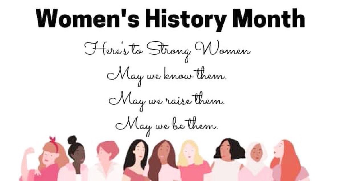 Women’s History Month provides an opportunity to honor the generations of trailblazing women and girls who have built our Nation, shaped our progress, and strengthened our character as a people. 

Make sure to take the time to help a fellow woman in her path for success!💗💗💗