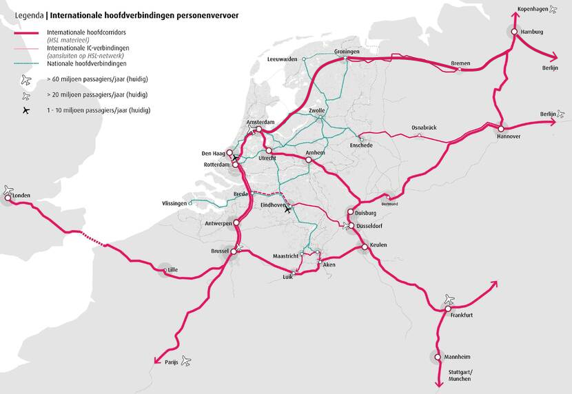 Kom maar door met de #Lelylijn en 2.0 versie van de #Wunderline voor een snelle directe verbinding #Brussel - #Stockholm!
Zorgt tevens voor een derde (en snellere) HSL route #Amsterdam - #Berlijn naast de ICE over Arnhem en de IC-Berlijn (die ernaast blijft bestaan). #robuust