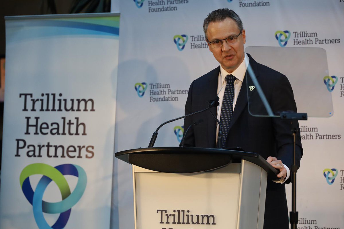 Thank you <a href="/Orlando_Corp/">Orlando Corporation</a> for today's historic $75M donation to <a href="/THP_hospital/">Trillium Health Partners</a>. This monumental gift will help build Canada’s largest hospital with 2 floors dedicated to supporting mental health, invest in research and innovation, and shape the future of healthcare in #Mississauga!