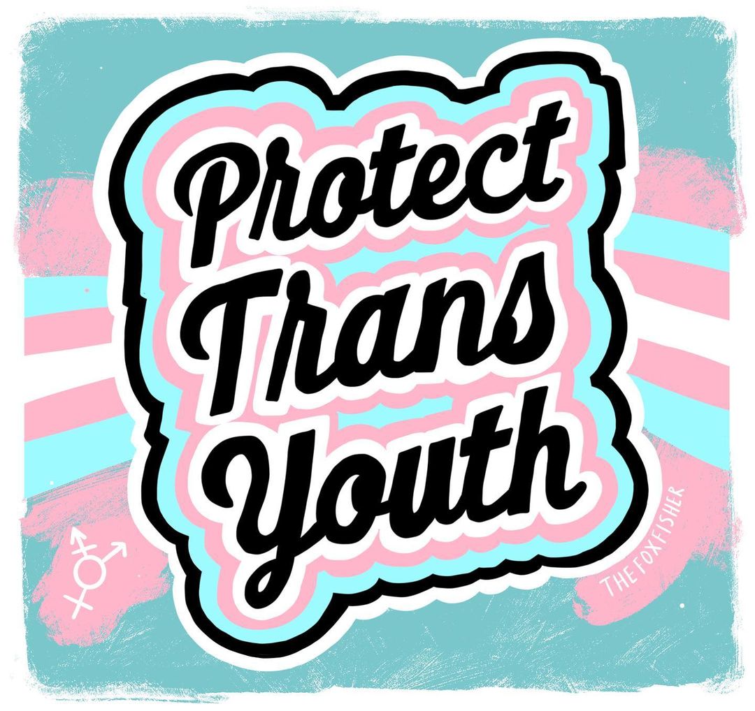 Denying trans and non-binary youth access to gender-affirming care risks their well-being and futures. Everyone – regardless of their gender identity, age, zip code, immigration status, or income – deserves access to the health care they need.
 
🎨: <a href="/thefoxfisher/">Fox Fisher</a>