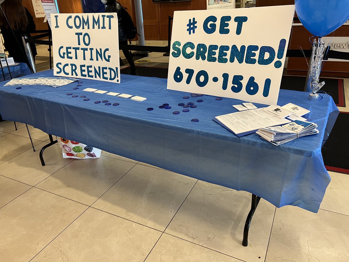 Kicking off Colon Cancer Awareness Month ⁦<a href="/nyphospital/">NewYork-Presbyterian</a>⁩  #getscreened #45isthenew50
#prevention