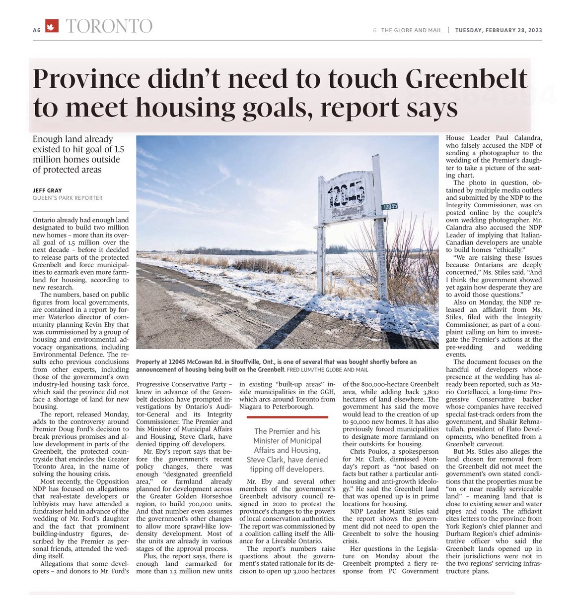 DavidSuzukiFDN's tweet image. So tell us again @fordnation why we&apos;re paving over the beautiful Greenbelt? #HandsOffTheGreenbelt