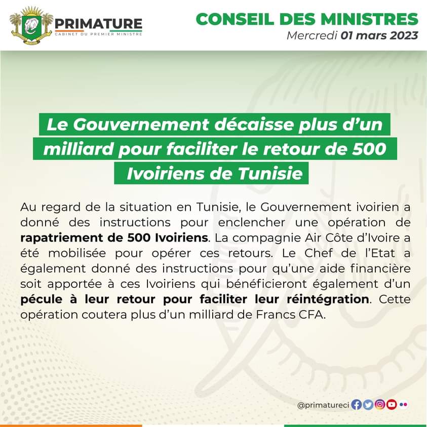 Ministère des Affaires Etrangères - RCI 🇨🇮 tweet media
