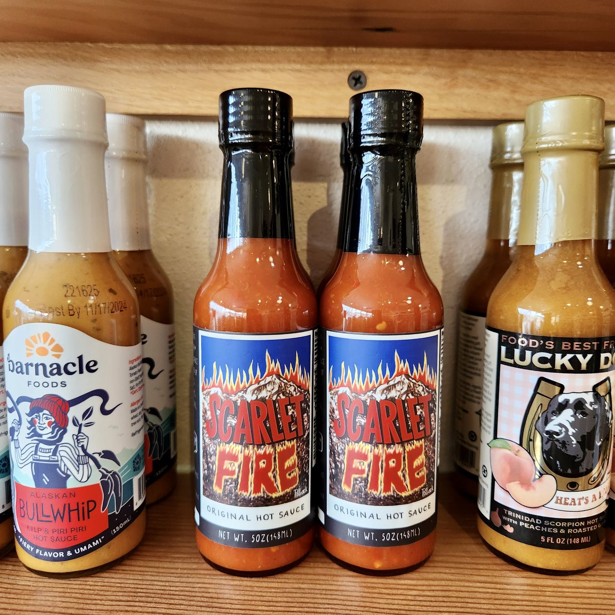 You can now find <a href="/scarletfirehq/">Scarlet Fire® Hot Sauce</a> at both locations of <a href="/OaktownSpice/">Oaktown Spice Shop</a>!