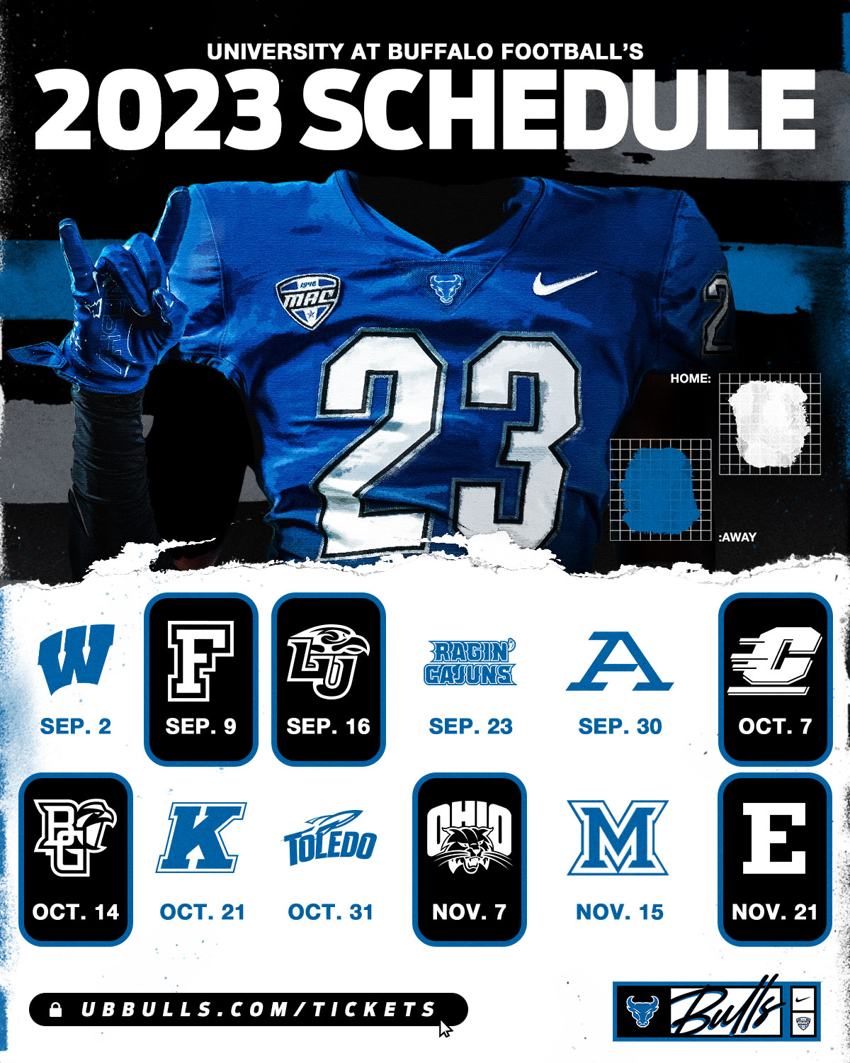 Bulls' 2018 Home Schedule Released