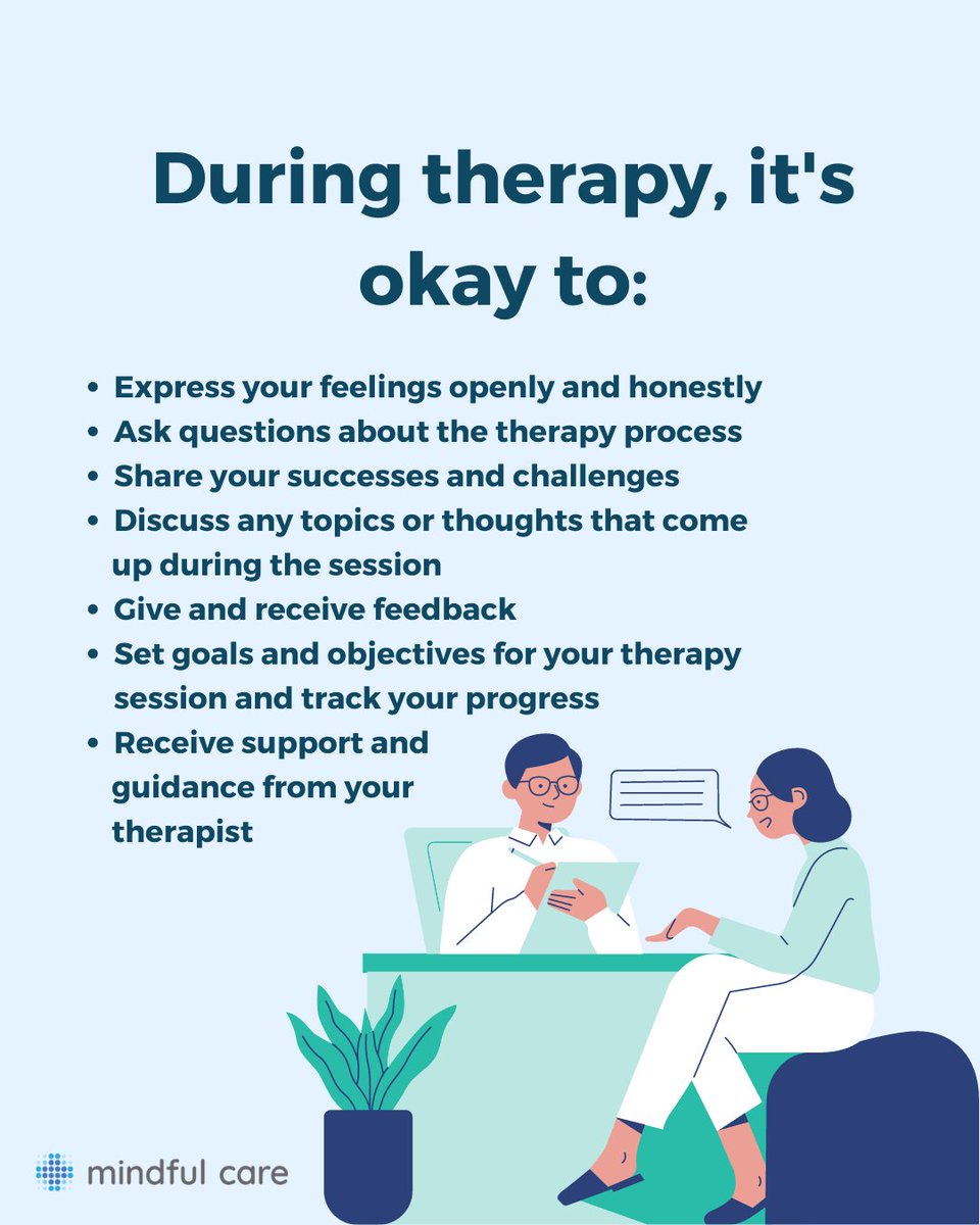 Therapy is a great way to work on yourself and your goals. It's okay to express your feelings openly, ask questions, and share successes and challenges. Here's to finding the courage to take the first step!

#therapycanhelp #therapyworks #mentalhealthservices #therapy #psychiatry