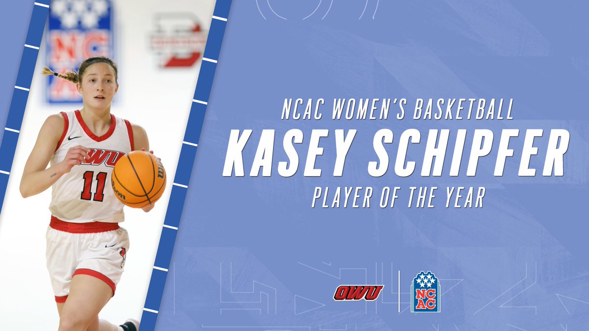 2023 NCAC Women's Basketball Player of the Year

Kasey Schipfer <a href="/OWUSport/">Ohio Wesleyan Sports</a>