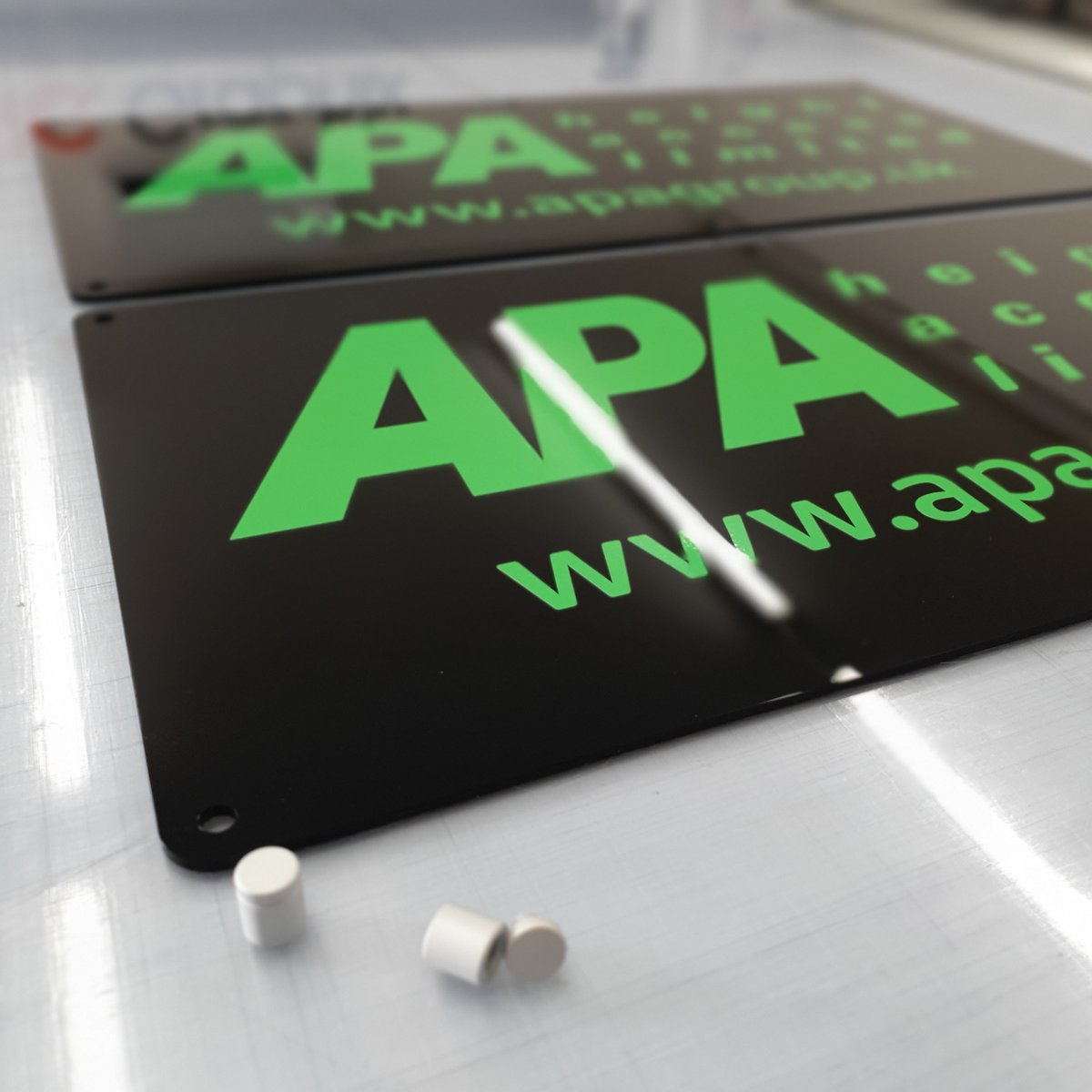 Here's some custom perspex signs recently created for #APAHeightAccessLimited.

#HeightAccess #Construction #Signs #Signage #AcrylicSigns #Perspex #BarnsleyBusiness #BarnsleyIsBrill