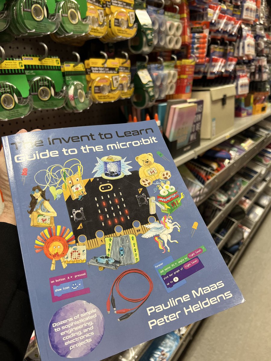 I’m rounding up materials to support the amazing @microbit_edu projects in this awesome new book: The Invent to Learn Guide to the Micro:bit by @4pip and @PeterHeldens. #tvdsbtech #microbit @MandyCleland1 @dtangred