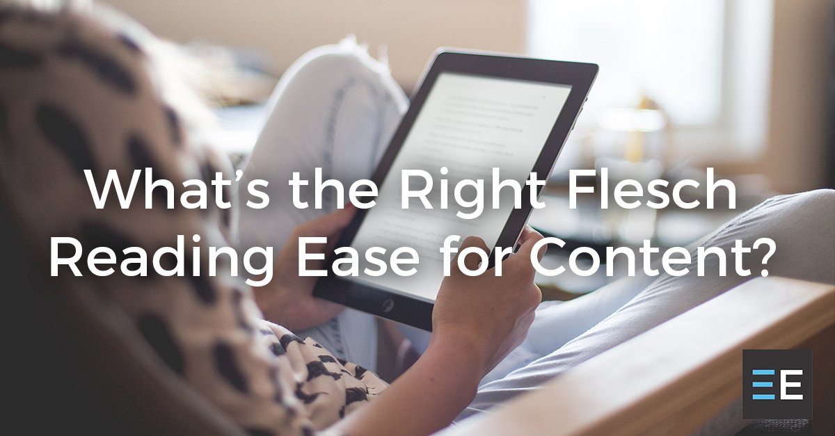 EliteEditing's tweet image. If you can read it, you can rate it…with a Flesch reading ease score. 

A Flesch reading ease score is like an Amazon review for content readability. The scale gives a number between 1 and 100.

Read more about it on our blog!

#blogging #readability #writing #ContentMarketi ...