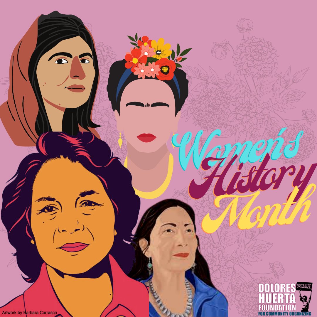 In March, we would like to take time to honor and celebrate the achievements made by brave and incredible women throughout our history!  Illustrated above are just a few magnificent women who have empowered fellow women nationwide. #WomensHistoryMonth #WomenEmpowerment #SiSePuede