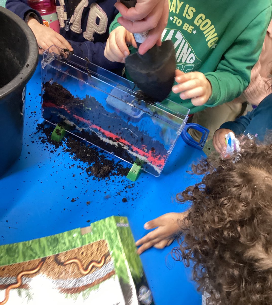 Clytha preschool have been researching and problem solving how to make a perfect home for our new wiggly friends 🪱 @EAS_EarlyYears <a href="/LauraSalkeldKVP/">Laura Salkeld</a>