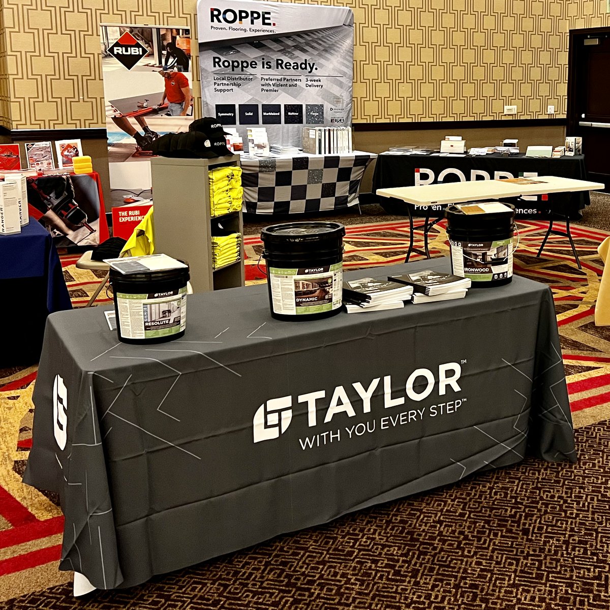 We're at the Gulf Coast Flooring Market, in the Grand Ballroom on the second floor of the Golden Nugget Casino in Biloxi, MS, today with Bixco. Tomorrow, in the Colosseum with Brandon Company. Just look for Jerry's cowboy hat! #WithYouEveryStep With <a href="/Jerry/">jerry 🔸 BNB</a>