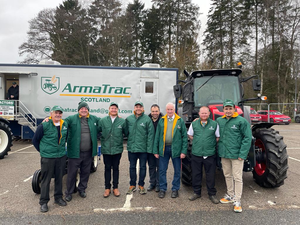 A great day for ArmaTrac securing multiple orders at the Aberdeen Spring Show today
