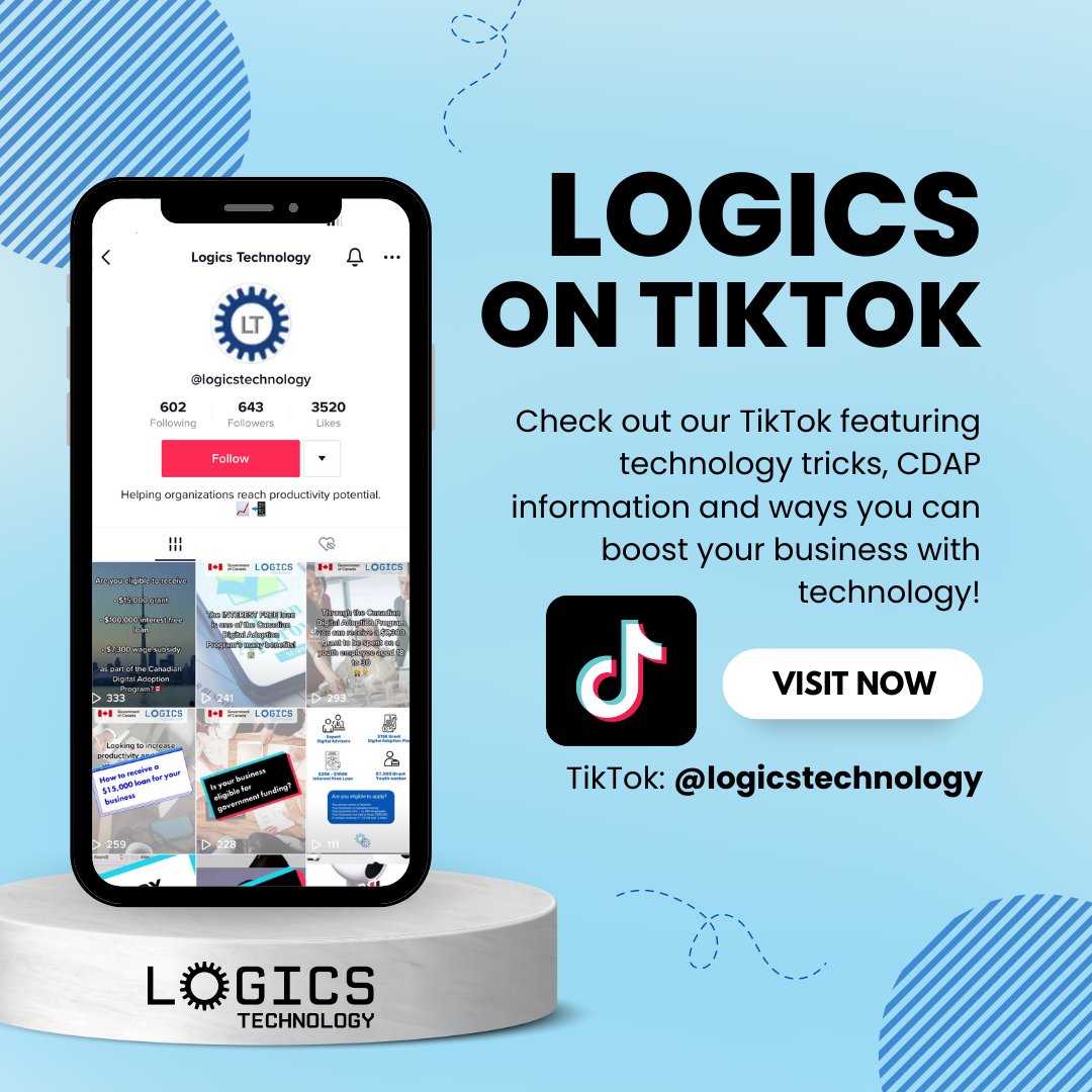 Check out Logics Technology on TikTok for technology tricks, CDAP information and ways you can boost your business with technology! 📹🎵💡 #tiktok #logicstechnology #tech #innovation #cdap #techtricks #techtips