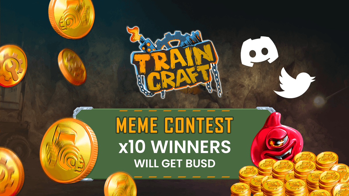 Hi, miners 👋 We are happy to announce new winners of the #traincraftmemecontest 🎁

<a href="/AygunMirzeyeva5/">Aygun Mirzeyeva</a> <a href="/StringChain12/">Bison</a> <a href="/Ebukaiq/">Ebuka⚪️</a> <a href="/DoggoUse/">Star Platinum</a> <a href="/RCSimonT/">Simon T (💜)</a> <a href="/Faiz373713/">Faiz</a> <a href="/azulmazul/">Secrets of every band</a> @Rafi57001 <a href="/Ndiroh1997/">°°••°•Ciwiiis🌲💸🇸🇦🇸🇦</a> <a href="/A66565104/">Balas-A</a>

Congrats, guys!! To claim your prizes please sent DM to 
@soniazzray