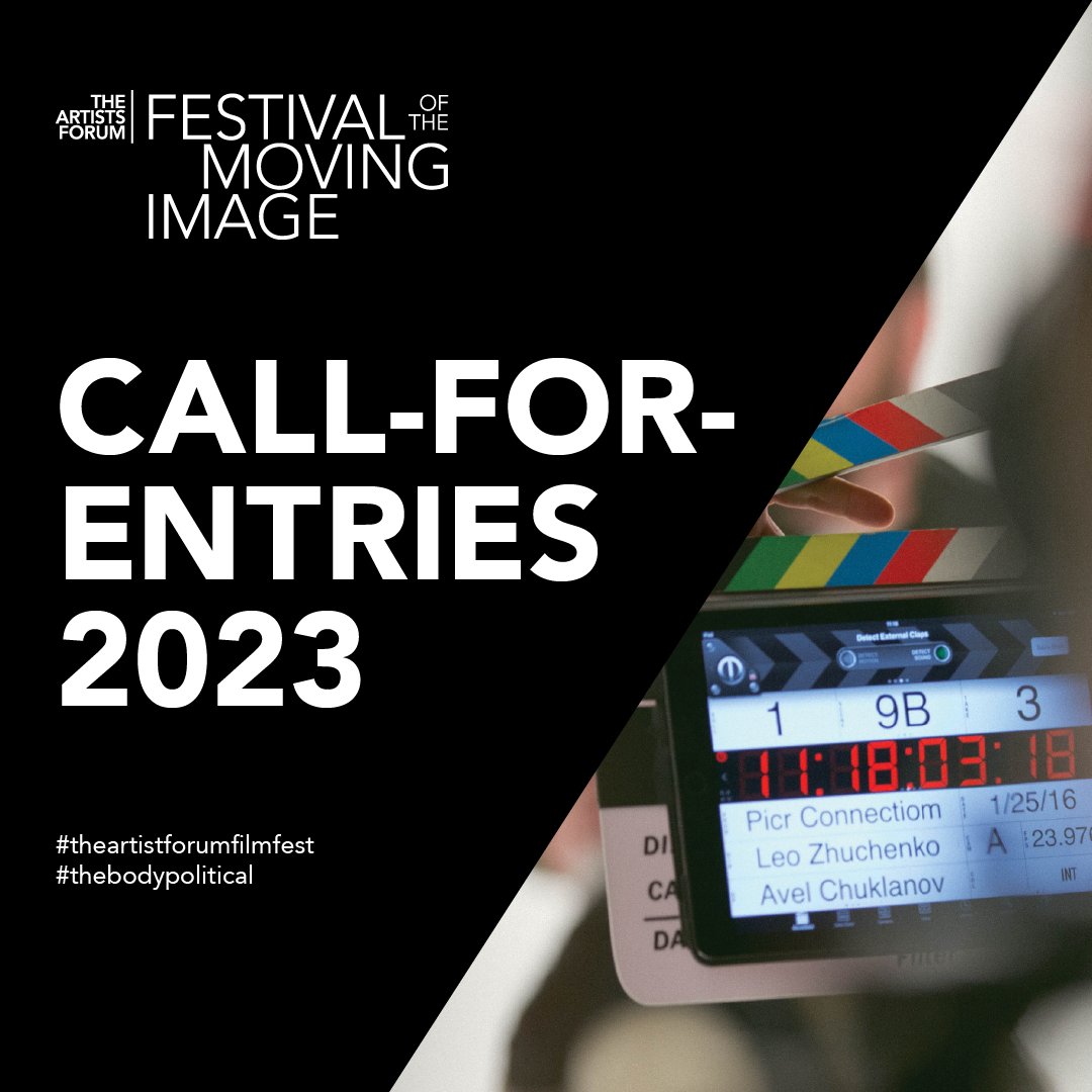 theartistsforum's tweet photo. #theartistsforumfilmfest 2023 #callforenteries begins #today!
Submit your work now to get our lowest pricing of the season https://t.co/uYF2bWBtOq
2023 Competition Theme: THE BODY POLITICAL
#earlybirdspecial #filmmaking #filmmaker #filmfestival #competitions #thebodypolitical https://t.co/f2e1La0cTm