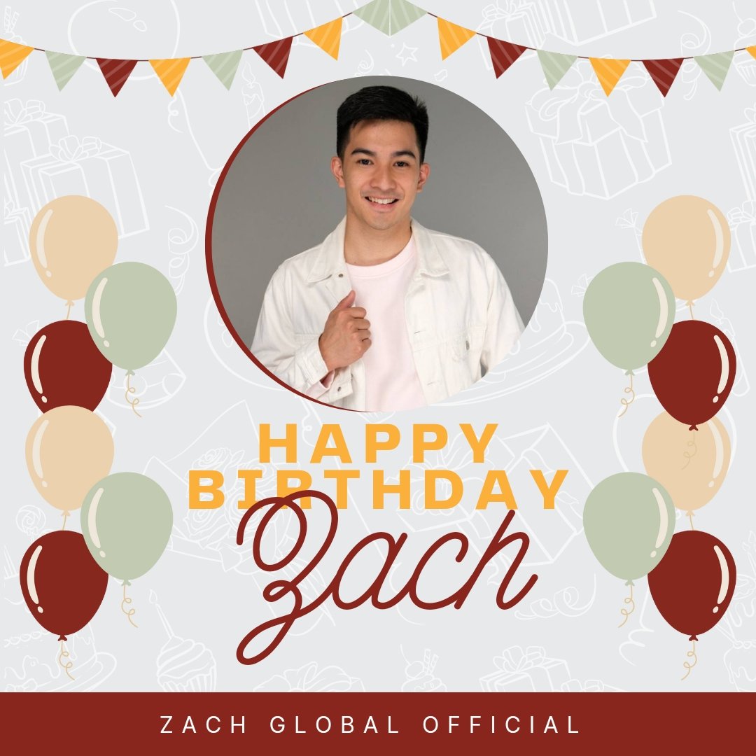 ZachGlobalOFC's tweet photo. Happiest birthday to our best boy Zach Rolando Guerrero! May your special day be gifted w/ boundless opportunities, enriched w/ hope &amp; faith, &amp; filled w/ abundant blessings.  

 #ZachGuererro | @zachrguerrero ♥️ https://t.co/gC5b6lqhkX